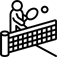 Padel net icon